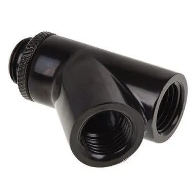 Wasserkühlung Alphacool Y-Verbinder 45° Drehbar G1/4 Schwarz