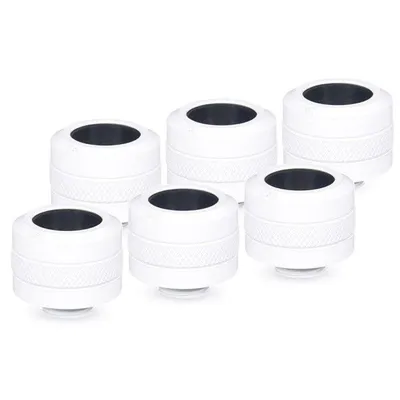 Wasserkühlung Alphacool Eiszapfen PRO 16mm Weiß 6er Pack Fittings
