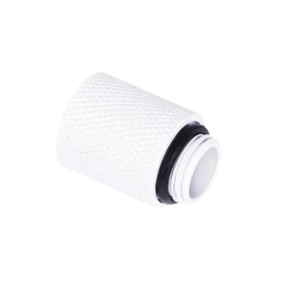 Flüssigkeitskühlung Alphacool Schlauchverbinder Weiß 1/4" 20 mm