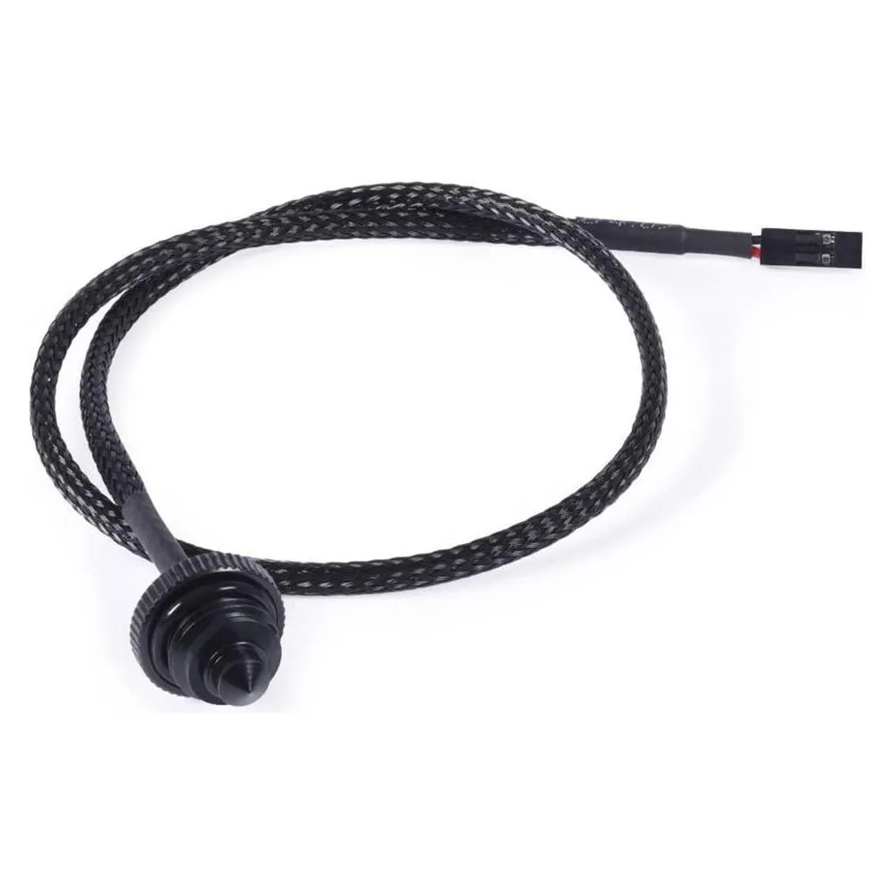 Temperatursensor Alphacool 17596 Messing schwarz 1/4" 18 mm