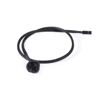 Temperatursensor Alphacool 17596 Messing schwarz 1/4" 18 mm