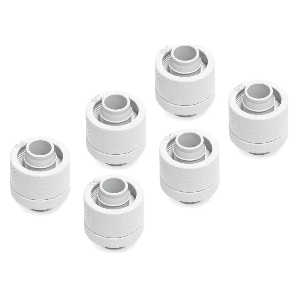 Wasserkühlung Alphacool Eiszapfen Adapter Gewinde G1/4 Weiß 16/10 mm 6 Stück