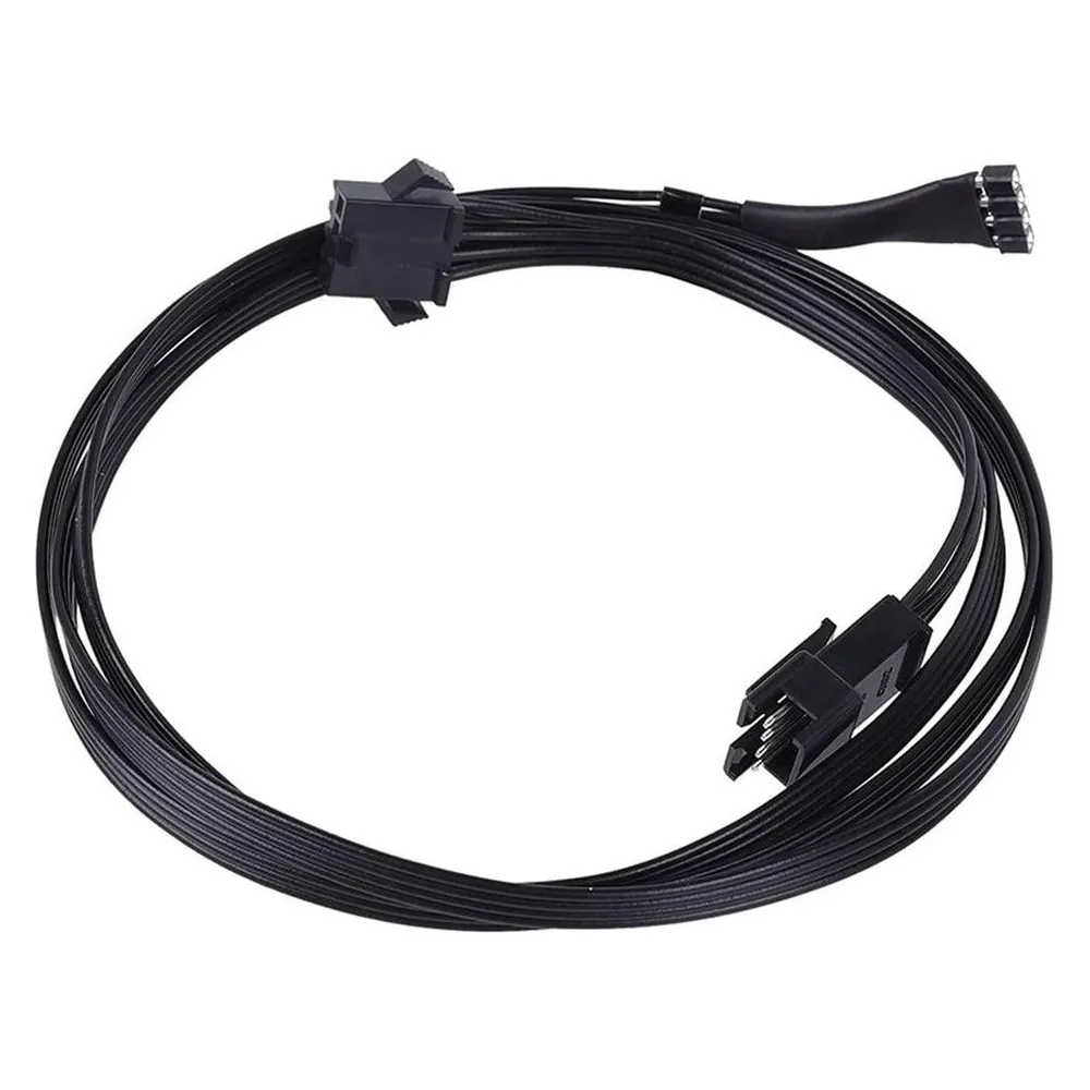 Alphacool RGB 4pol LED Adapterkabel f??r Mainboards - Schwarz 100cm