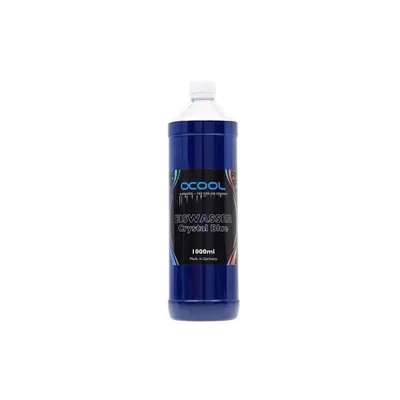 Flüssigkeitskühlung Alphacool Eiswasser Crystal Blue UV 1 L Gebrauchsbereit