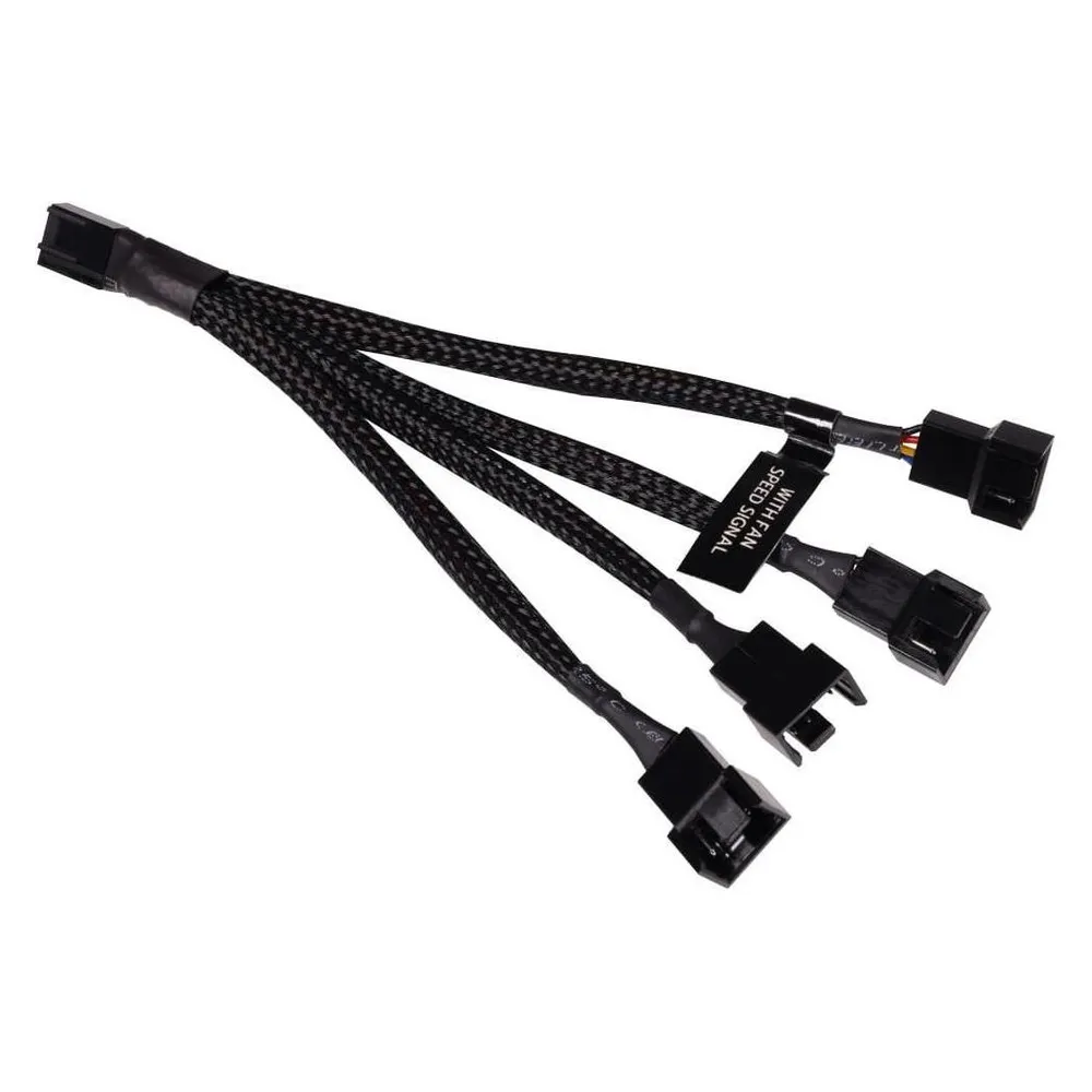 RGB-Splitterkabel Alphacool 18682 Kunststoff Schwarz 4 Pins 150 mm