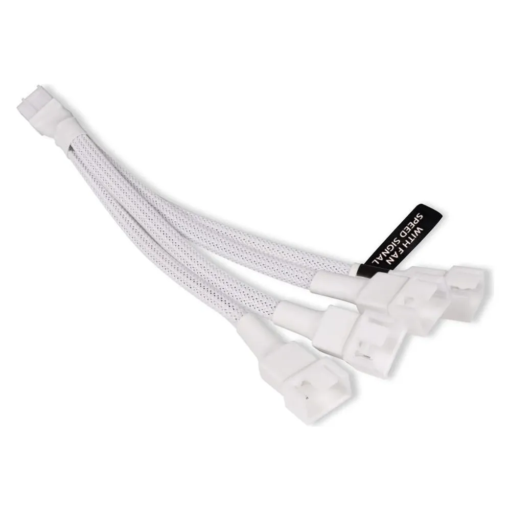 Alphacool LK Y-Splitter 4-Pin auf 4x 4-Pin PWM 15cm wei??