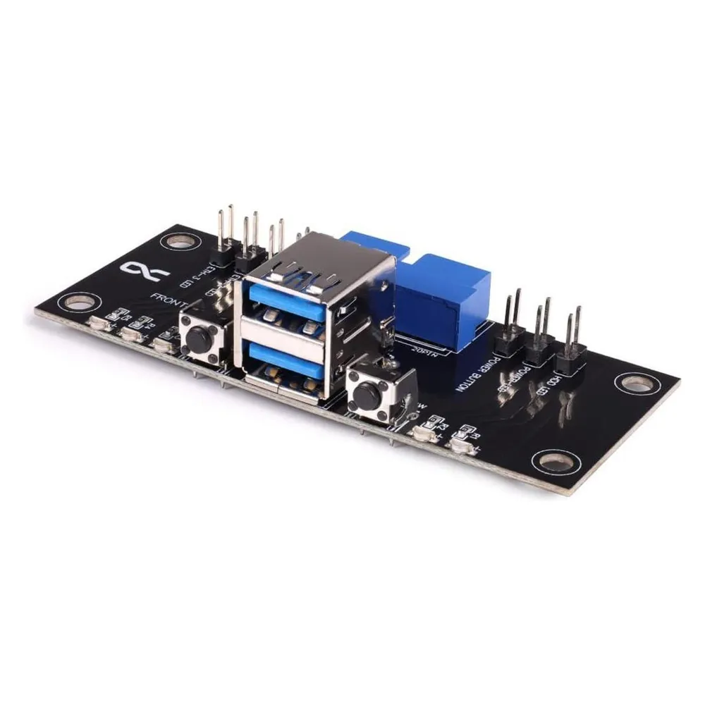 Alphacool ES Front I/O-Panel mit USB 3.0 und Kabelsatz f??r Servergeh??use