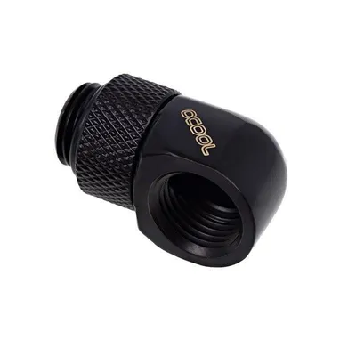 Montageadapter Alphacool A0020819 90 Grad G1/4 Schwarz Matt