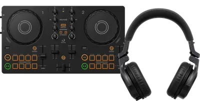 AlphaTheta DDJ-FLX2 + Pioneer DJ HDJ-CUE1