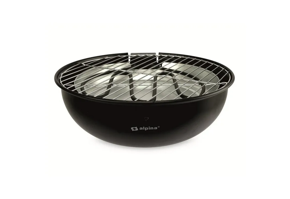Alpina Tischgrill ALPINA Elektro-Tischgrill, 1250 W, Ø 300 mm