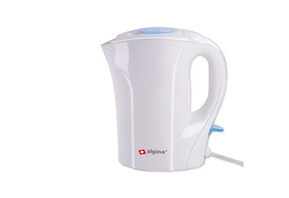Alpina Wasserkocher ALPINA Wasserkocher, 1 L, 1000 W, weiß