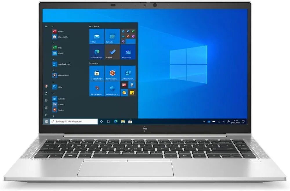 Refurbished HP EliteBook 840 G7, Silber, 14 Zoll, Full-HD, Intel Core i5-10310U, 16 GB, 256 GB