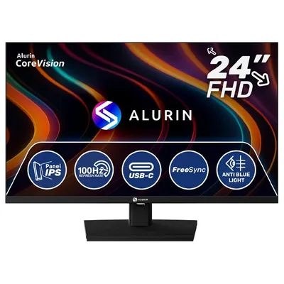 Alurin 24" IPS FHD 100Hz Freesync USB Typ C Monitor