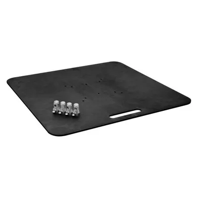 Alutruss Bodenplatte BP-30/M10 80x80 sw