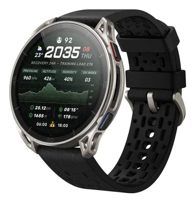 Amazfit Cheetah 2 Ultra Bluetooth GPS NFC 44mm AMOLED Titan Schwarz Einheitsgröße 5ATM SpO2