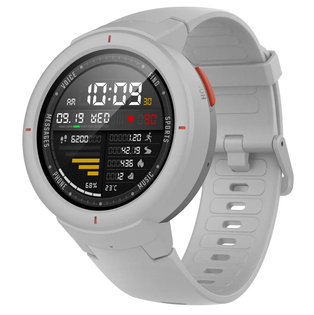 Amazfit Verge Bluetooth GPS 43mm Super AMOLED Weiß IP68 Herzfrequenz Schlaftracking