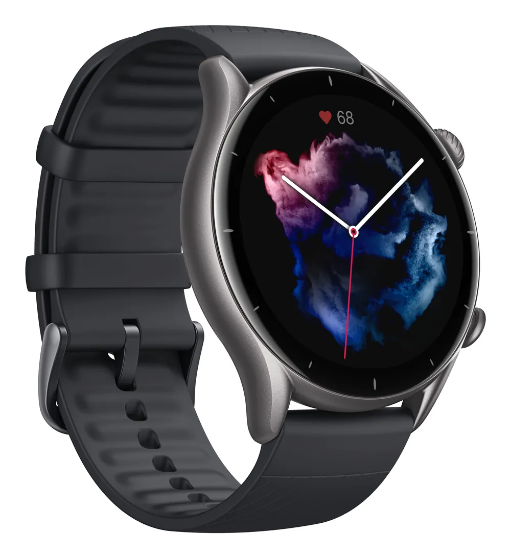 Amazfit GTR 3 Bluetooth GPS 1,39" AMOLED Schwarz Resistente 5 ATM SpO2 Herzfrequenz Schlaftracking