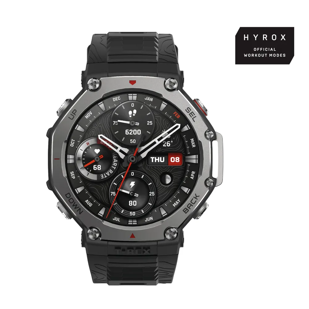 T-Rex 3, HYROX-Modus, Onyx Black Smartwatch