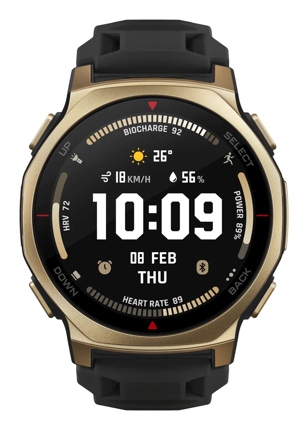 T-Rex 3 Pro, 44mm, Black Gold Smartwatch