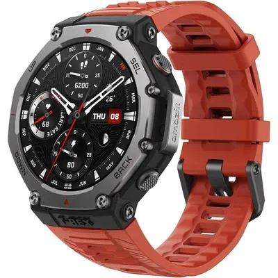 Amazfit T-Rex 3 Bluetooth GPS NFC 48,5mm AMOLED Lava Wasserdicht 10ATM SpO2 Puls Schlafmonitor