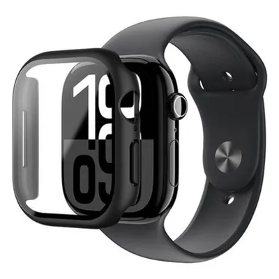Schutzhülle Amazingthing Apple Watch Series 10 46mm/42mm Polycarbonat Schwarz