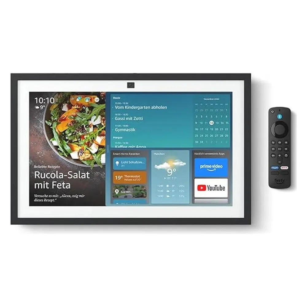 Amazon Echo Show 15 (2024) - mit Fernbedienung - Weiß