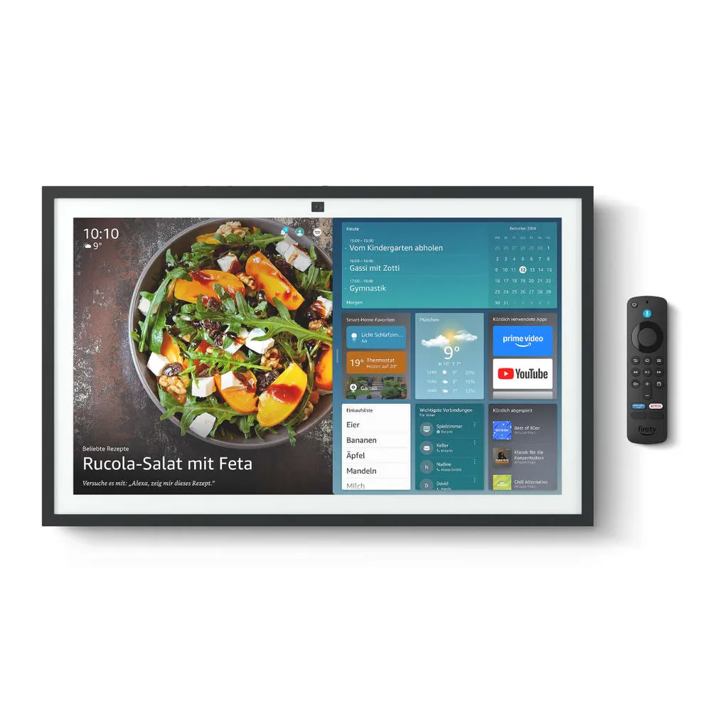 Amazon Echo Show 21 - Neueste Gen. mit Alexa+ und Fernbedienung - Weiß