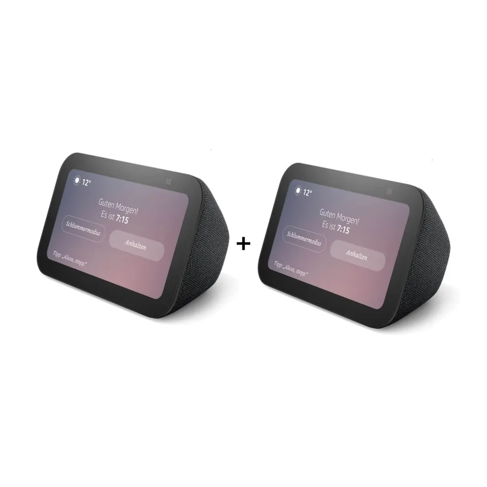 Amazon Echo Show 5 - Neueste Gen. mit Alexa+ - 2er-Set