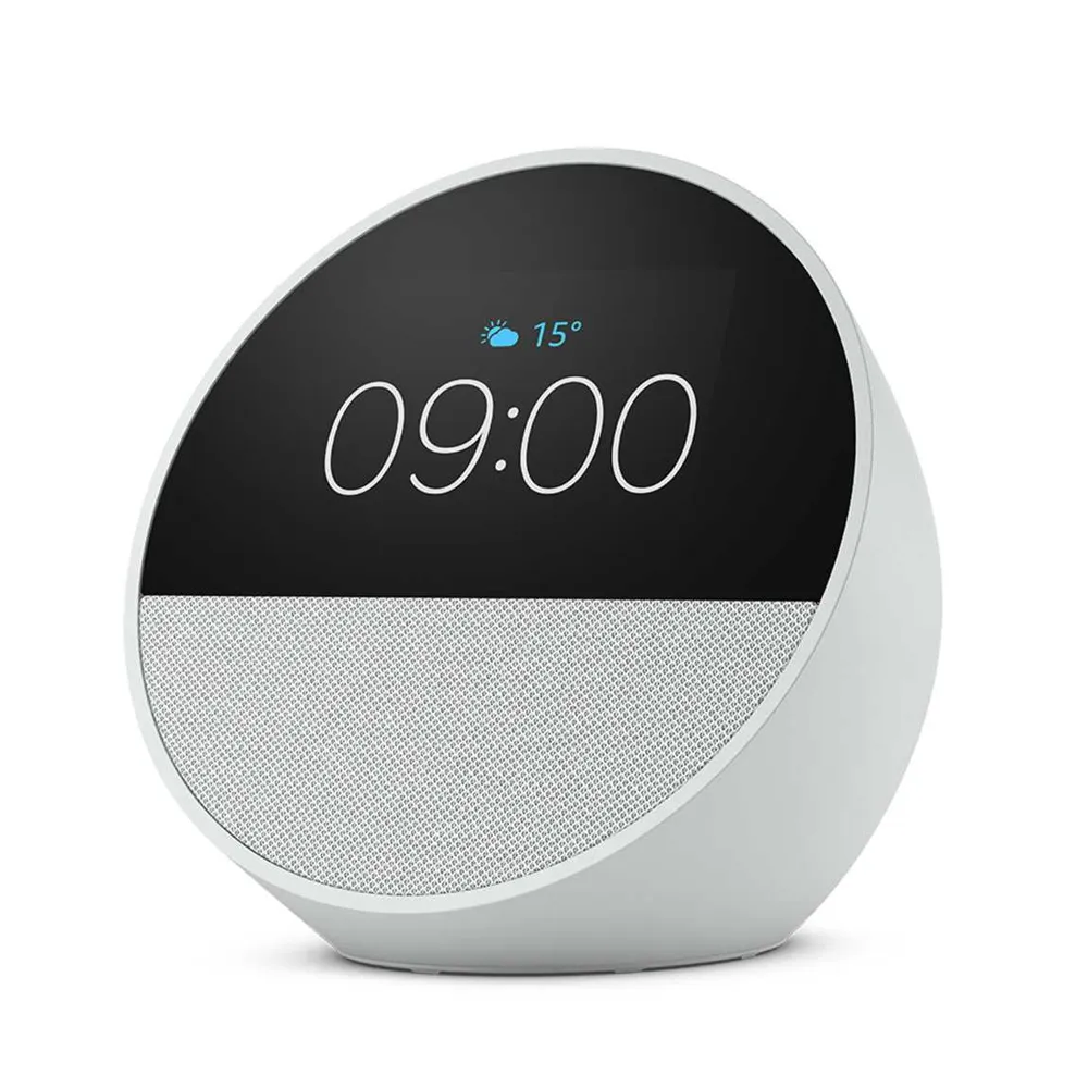 Amazon Echo Spot (Gen. 2) - Smart Clock mit Alexa - Weiß