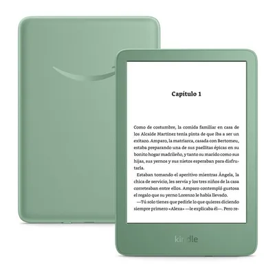 Kindle eBook 6" 16 GB mit Matcha Green-Werbung