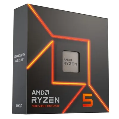 Prozessor AMD Ryzen 5 7600X 6 Kerne 4,7 GHz Basistakt 5,3 GHz Turbo Integrierte Radeon-Grafik Overclocking