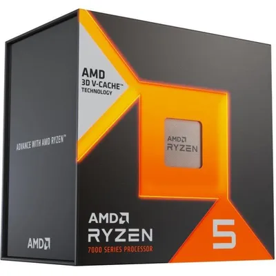 Prozessor AMD Ryzen 5 7500X3D 6 Kerne 4,0 GHz Basistakt 4,5 GHz Turbo-Takt 3D V-Cache AM5 Box
