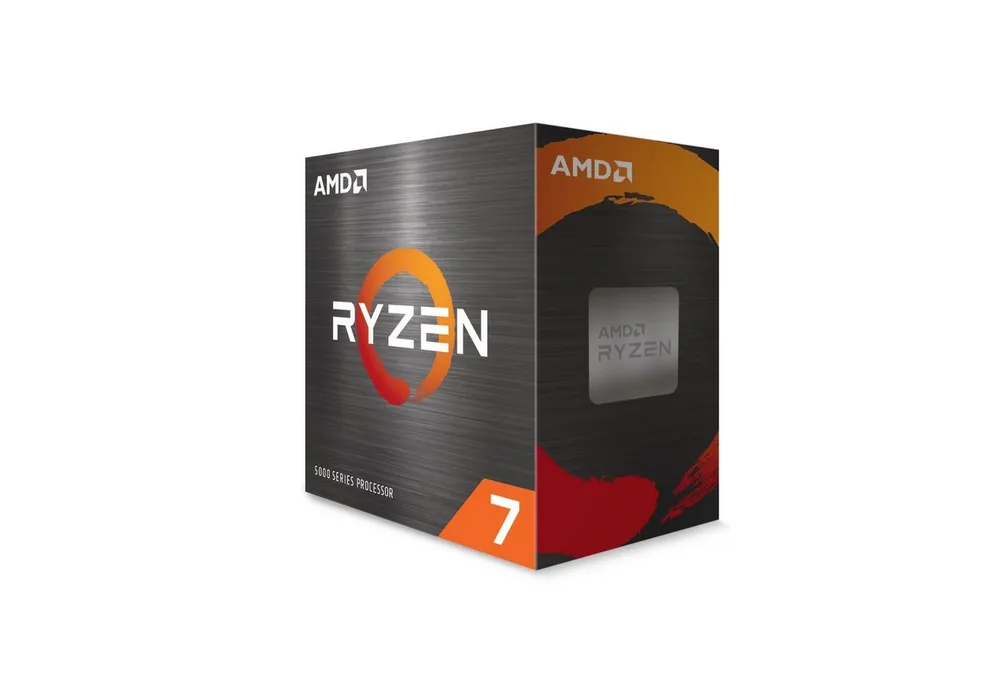AMD Prozessor Ryzen 7 5700X CPU Boxed - 8x 3.40GHz - Sockel AM4, Turbo bis zu 4.6GHz - 16 Threads - PCIe 4.0 - DDR4-3200