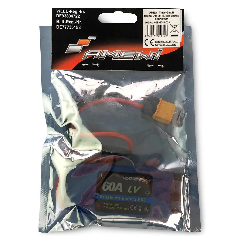 Amewi 60A ESC für Pumpe G308H