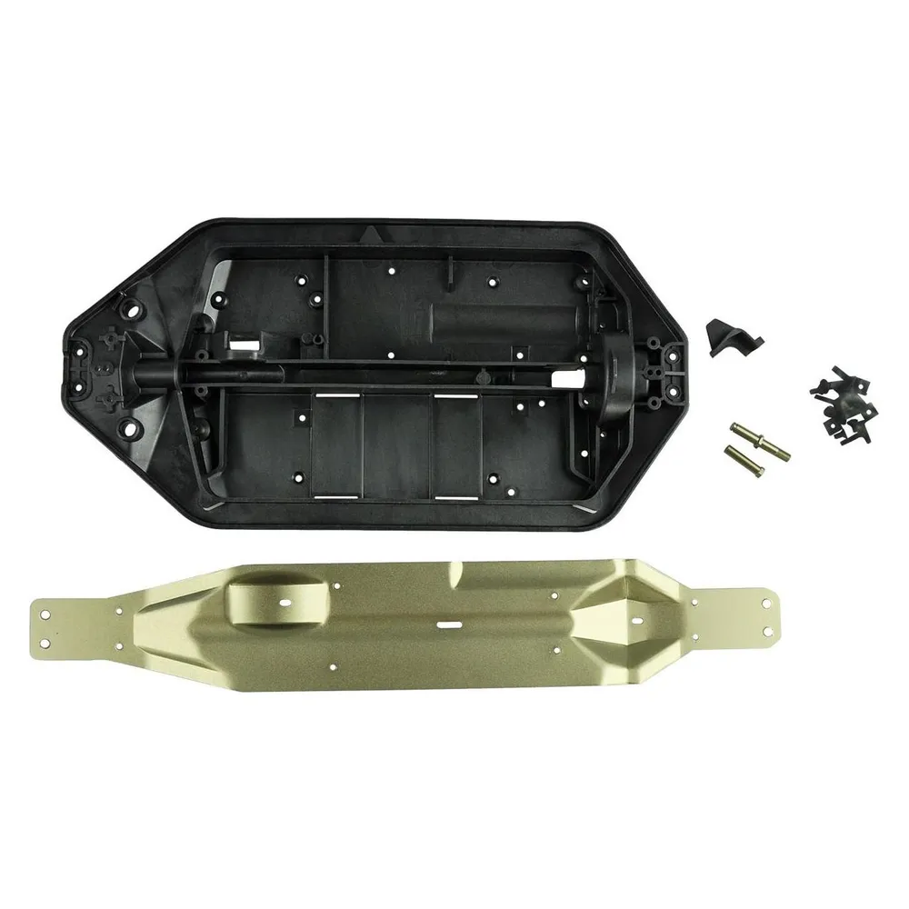 Amewi MA337EX-S Chassis mit Alu Center-Skidplate AM10T EXTREME