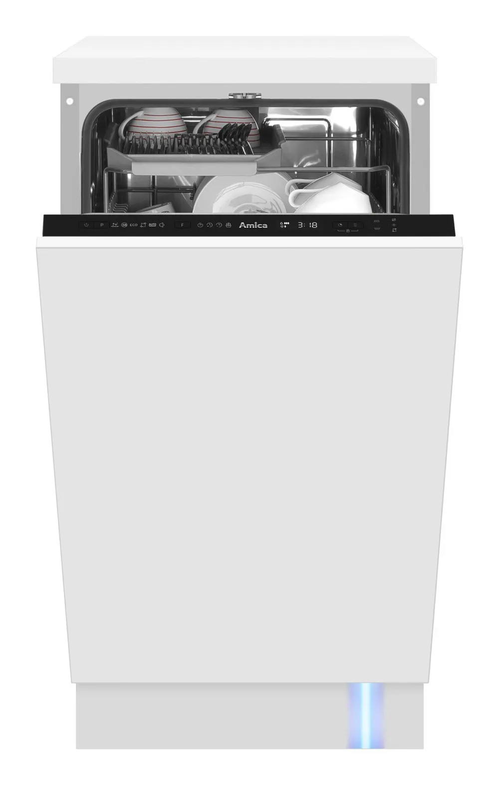 EGSPV 586 901 Einbau-Geschirrspüler vollintegriert 45 cm