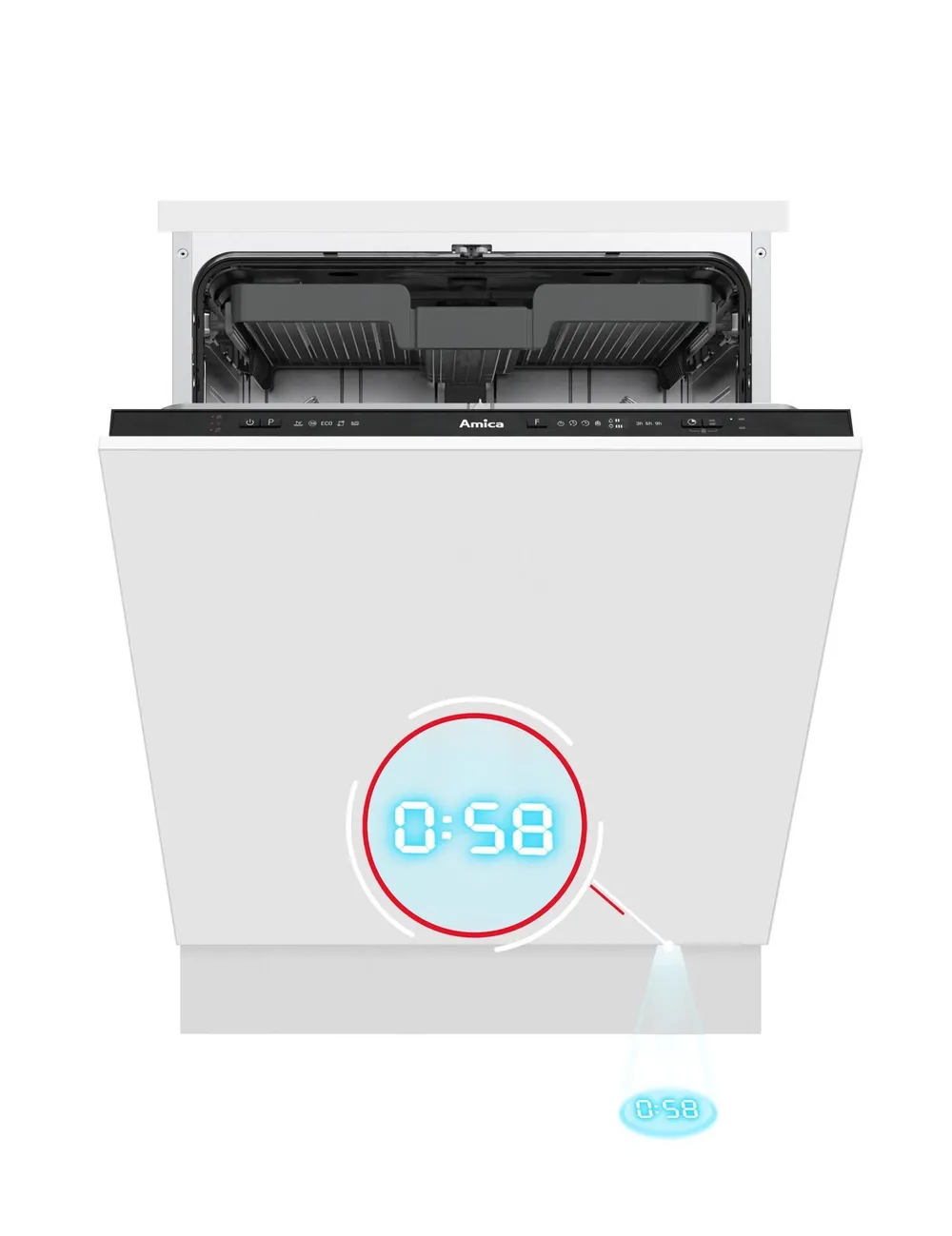 EGSPV 594 300 Einbau-Geschirrspüler vollintegriert 60 cm