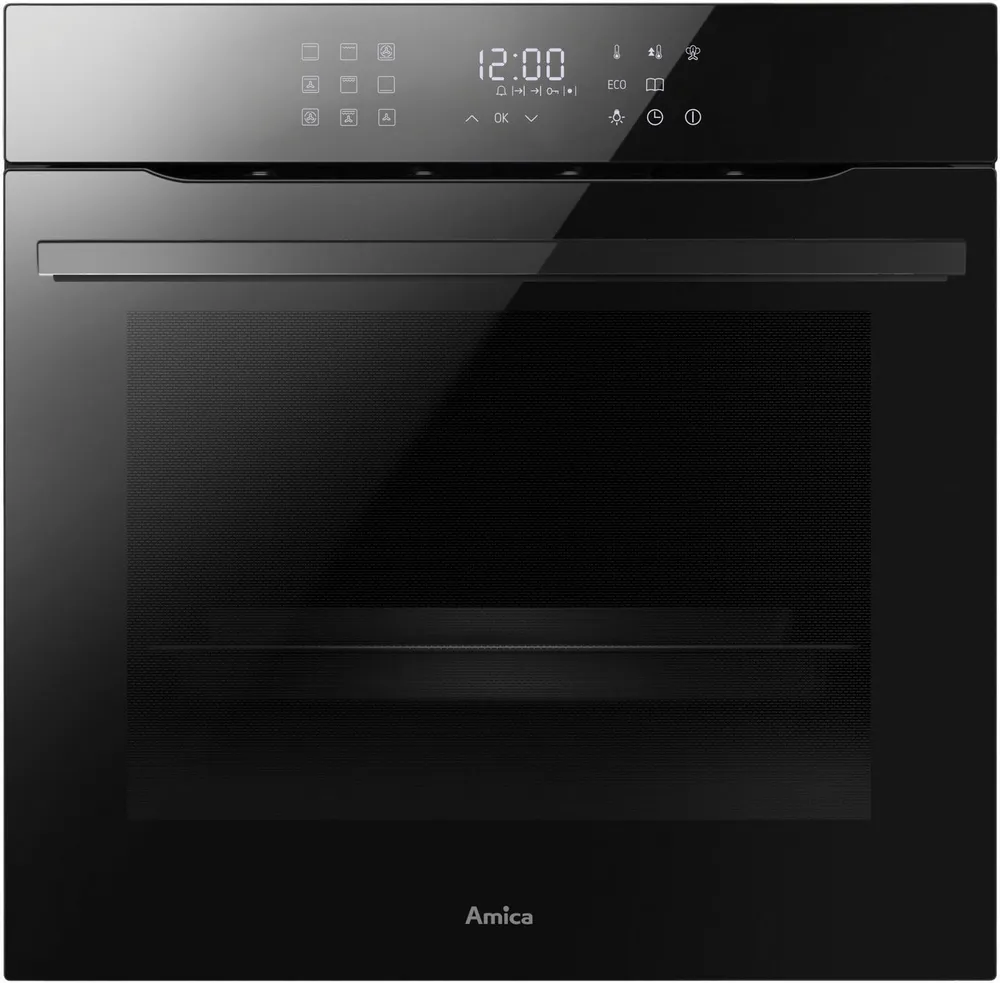 Amica Einbaubackofen EBX 944 670 S, mit 2-fach-Teleskopauszug, Steam Clean, Bequemes Backen mit viel Komfort und einfacher Reinigung