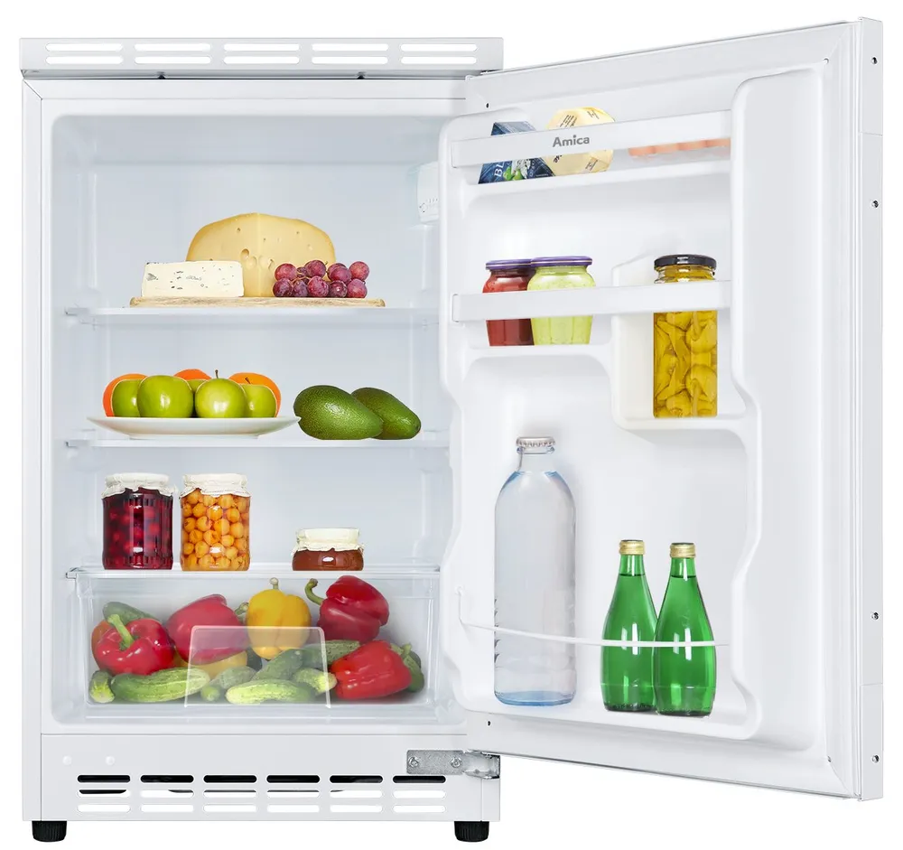 Amica Einbaukühlschrank UVKSD 351 961, 81,5 cm hoch, 49,5 cm breit, Übersichtlich, sicher, passend – dein Kühlschrank fürs Zuhause