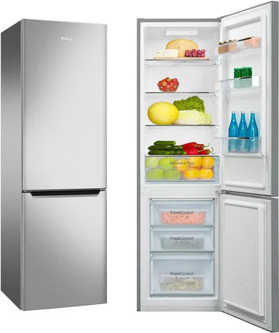 Amica Kühl-/Gefrierkombination KGCL 387 160 E, 177 cm hoch, 54 cm breit, elektronische Steuerung