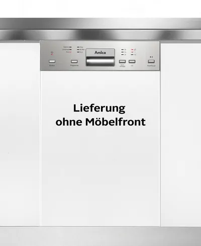 Amica teilintegrierbarer Geschirrspüler EGSP 561 000 E, 10 Maßgedecke, Flexibler Geschirrspüler mit Komfortschublade und cleverer Planung