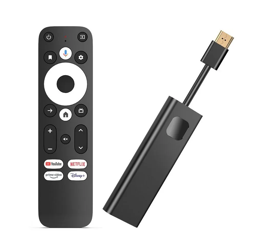 Android Streaming-Stick GD1 4K HDR Mediaplayer mit Android TV 14 & Chromecast, Smartes Heimkino-Upgrade für Netflix, Prime Video & Disney+
