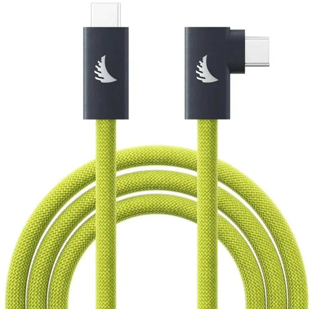 Angelbird USB-C 3.2 Solid Flex™ Tether Kabel Right-Angle Lime 4,5m
