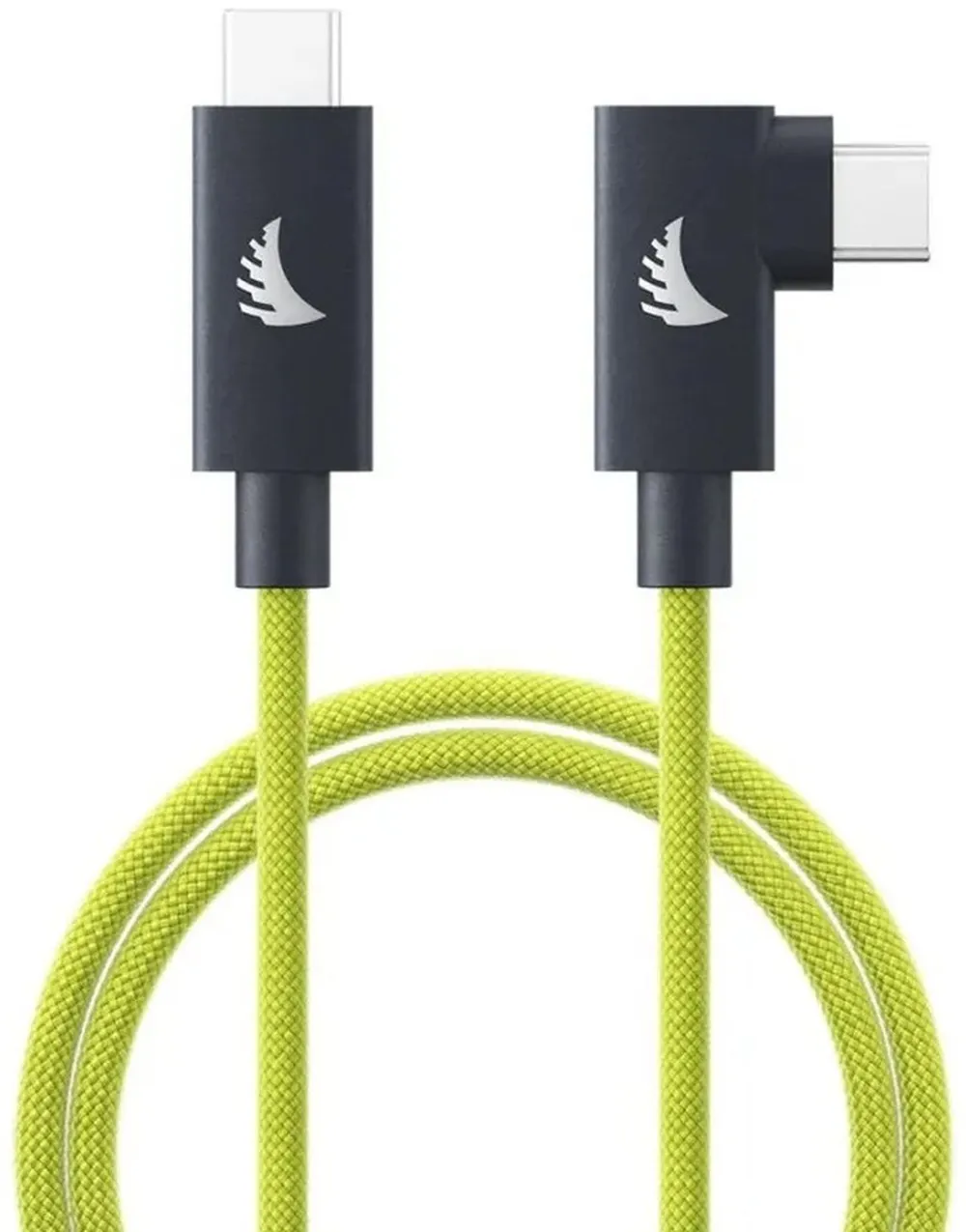 Angelbird USB-C 4.0 Solid Flex™ Kabel Right-Angle Lime 1m
