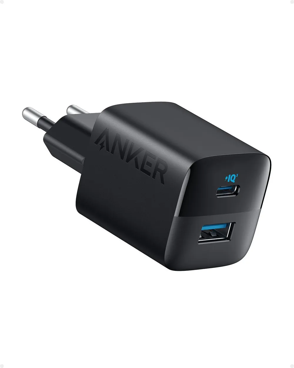 323 Ladegerät (33 W), USB-C und USB-A, Schwarz