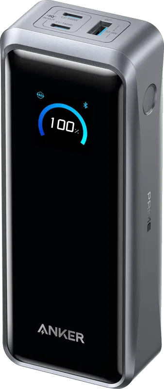 Anker Prime Powerbank 26.750 mAh mit Schnellladefunktion Schwarz