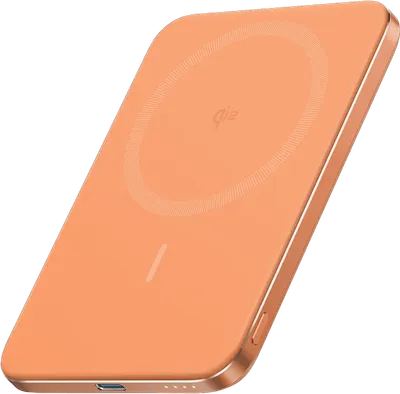 Anker Nano MagGo Wireless Powerbank mit MagSafe und Qi2 5.000 mAh Orange