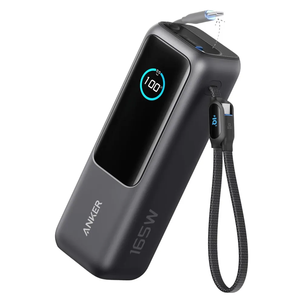 Anker Powerbank 25.000 mAh mit Schnellladefunktion Schwarz