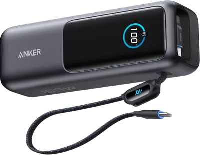 Anker Powerbank 25.000 mAh mit Schnellladefunktion Schwarz