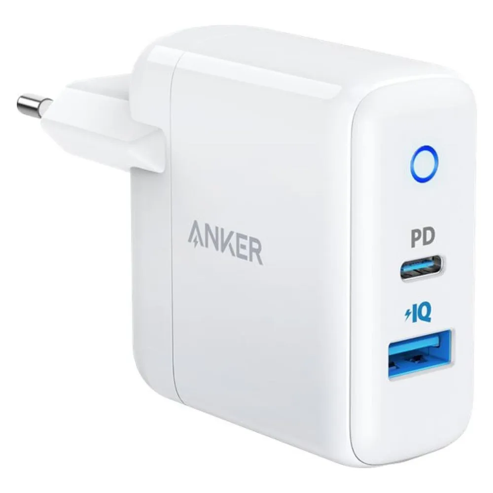 Anker PowerPort PD+ 2 1xC 20W 1xA 15W White EU Plug